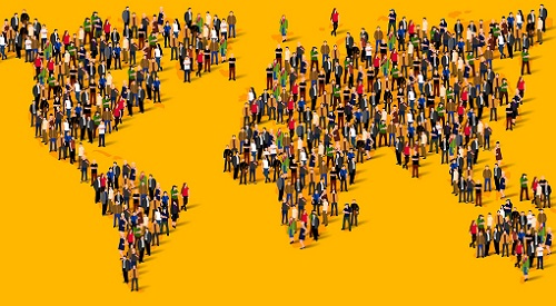 world-map-of-people-yellow-background